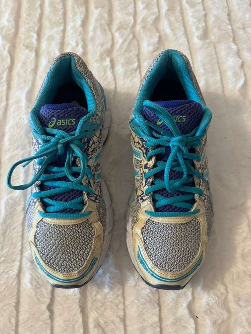 ASICS GEL-Excite Women's Running Shoes Turquoise White Gray Size 10